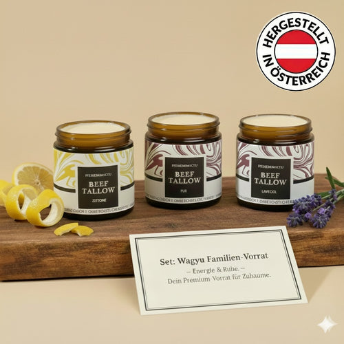 Tallow Creme Familien-Vorrat 3 × 120 ml